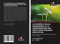 LA RICERCA SULLA DORMIENZA E LA GERMINAZIONE DEI SEMI COME RISORSA EDUCATIVA - Nowikowa, D. O.;Dulin, A. F.