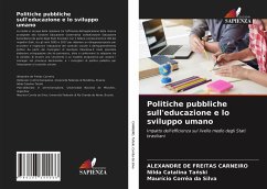 Politiche pubbliche sull'educazione e lo sviluppo umano - Carneiro, Alexandre de Freitas;Tañski, Nilda Catalina;Corrêa da Silva, Maurício