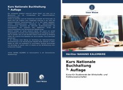 Kurs Nationale Buchhaltung 1. Auflage - Nahano Kalembire, Héritier