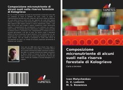 Composizione micronutriente di alcuni suoli nella riserva forestale di Kologrievo - Matychenkov, Ivan;Ladonin, D. V.;Rozanova, ?. S.