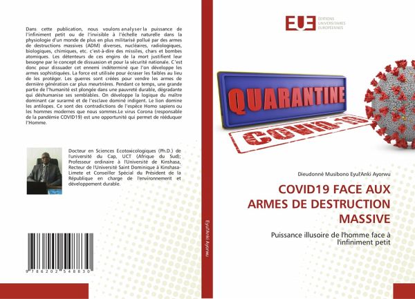 COVID19 FACE AUX ARMES DE DESTRUCTION MASSIVE COVID19 FACE AUX ARMES DE DESTRUCTION MASSIVE