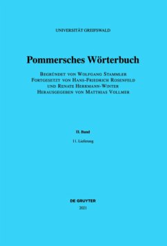 Treckborn bis utfrågen / Pommersches Wörterbuch Band II, 11. Lieferung