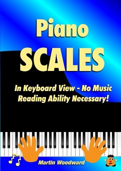 Piano Scales In Keyboard View - No Music Reading Ability Necessary! - Woodward, Martin