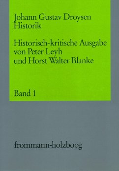 Cover Johann Gustav Droysen: Historik / Band 1 (eBook, PDF)