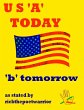 U.S. 'A' Today 'b' Tomorrow (eBook,... - Bild 1