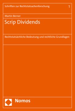 Scrip Dividends - Berner, Martin
