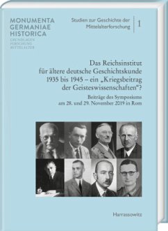 Das Reichsinstitut für ältere deutsche Geschichtskunde 1935 bis 1945 - ein 