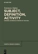 Subject, Definition, Activity (eBook,... - Bild 1