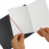Herlitz Notizheft my.book flex A6 kariert schwarz Herlitz Notizheft my.book flex A6 kariert schwarz
