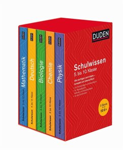 Duden Schulwissen 5. bis 10. Klasse 5 Bände - Pews-Hocke, Christa;Puhlfürst, Claudia;Langermann, Detlef