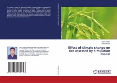 Effect of climate change on rice assessed by Simulation model