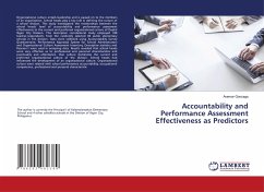 Accountability and Performance Assessment Effectiveness as Predictors