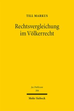 Rechtsvergleichung im Völkerrecht - Markus, Till