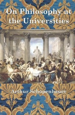 On Philosophy at the Universities - Scalambrino, Frank; Schopenhauer, Arthur