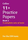 Collins 11+ - 11+ Verbal Reasoning, Non-Verbal Reasoning & Maths Practice Papers Book 2 (Bumper Book with 4 Sets of Tests): For the Cem 2021 Tests