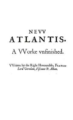 The New Atlantis - Bacon, Francis