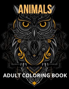 Animals Adult Coloring Book - Crawford, Jocelyn