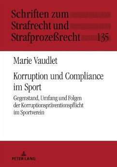 Korruption und Compliance im Sport - Vaudlet, Marie