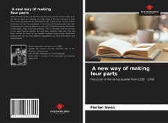 Cover A new way of making four parts