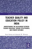 Teacher Quality and Education Policy in India (eBook, PDF)