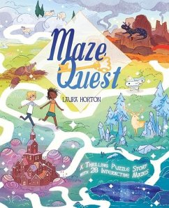 Maze Quest: A Thrilling Puzzle Story with 28 Interactive Mazes - Potter, William