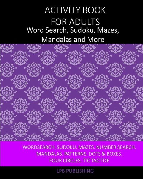 Activity Book For Adults