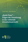 'Quick Fixes' - Folgen der Umsetzung in das nationale Umsatzsteuerrecht (eBook, PDF)