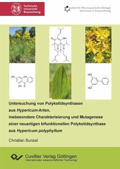 Cover Untersuchung von Polyketidsynthasen aus Hypericum-Arten, insbesondere Charakterisierung und Mutagenese einer neuartigen bifunktionellen Polyketidsynthase aus Hypericum polyphyllum (eBook, PDF)