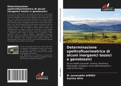 Determinazione spettrofluorimetrica di alcuni inorganici tossici e genotossici - Ahmed, M. Jamaluddin;Afrin, Ayesha