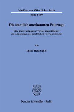 Die staatlich anerkannten Feiertage. - Hentzschel, Lukas