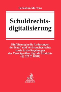 Schuldrechtsdigitalisierung - Martens, Sebastian A. E.