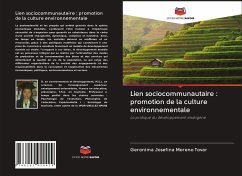 Lien sociocommunautaire : promotion de la culture environnementale - Moreno Tovar, Geronima Josefina
