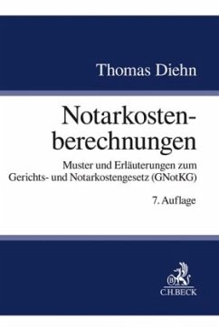 Notarkostenberechnungen - Diehn, Thomas