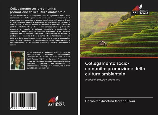 Collegamento socio-comunità: promozione della cultura ambientale Collegamento socio-comunità: promozione della cultura ambientale