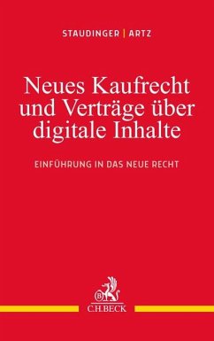 Neues Kaufrecht und Verträge über digitale Produkte - Staudinger, Ansgar;Artz, Markus