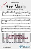 Ave Maria (Schubert) - Solo & Easy Piano (key C) (eBook, ePUB)