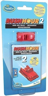 ThinkFun - 76451 - Rush Hour 2 - Erweiterung für das original Rush Hour. Ein Add-on mit neuen Herausforderungen für Jungen und Mädchen ab 8 Jahren.