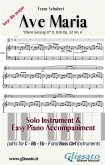 Ave Maria (Schubert) - Solo & Easy Piano (key Bb) (eBook, ePUB)