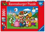 Ravensburger Kinderpuzzle - 12992 Super Mario Fun - Puzzle für Kinder ab 6 Jahren, mit 100 Teilen im XXL-Format
