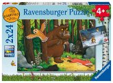 Ravensburger Kinderpuzzle - 05227 Der Waldspaziergang - Puzzle für Kinder ab 4 Jahren, mit 2x24 Teilen