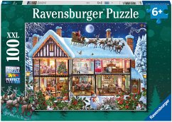 Cover Ravensburger Kinderpuzzle - 12996 Weihnachten zu Hause - Weihnachtspuzzle für Kinder ab 6 Jahren, mit 100 Teilen im XXL-Format