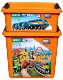 BRIO 33977 - World, Smart Tech Sound Deluxe Set, Interaktive Lok, Komplett-Set, 91-teilig