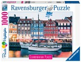 Ravensburger Puzzle Scandinavian Places 16739 - Kopenhagen, Dänemark - 1000 Teile Puzzle für Erwachsene und Kinder ab 14 Jahren