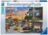 Ravensburger Puzzle 16716 - Romantische Abendstunde in Paris - 2000 Teile Puzzle für Erwachsene und Kinder ab 14 Jahren