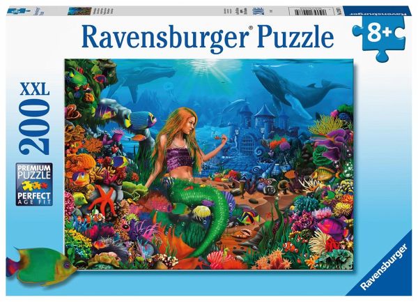 Ravensburger Kinderpuzzle - 12987 Die Meereskönigin - Meerjungfrau-Puzzle  für … - Bei bücher.de immer portofrei