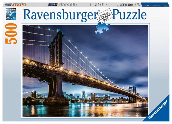 Ravensburger Puzzle 16589 - New York - die Stadt, die niemals schläft - 500  … - Bei bücher.de immer portofrei