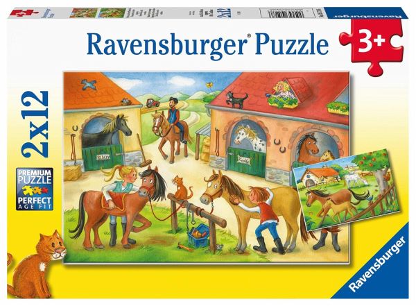 Ravensburger Kinderpuzzle - 05178 Ferien auf dem Pferdehof - Puzzle für  Kinder … - Bei bücher.de immer portofrei