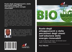 Ruolo degli atteggiamenti e delle percezioni degli utenti nell'adozione delle energie rinnovabili - Mbuthi, Paul