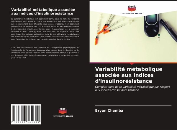 Variabilité métabolique associée aux indices d'insulinorésistance Variabilité métabolique associée aux indices d'insulinorésistance