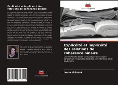 Explicéité et implicéité des relations de cohérence binaire - Hruzová, Ivana